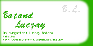 botond luczay business card